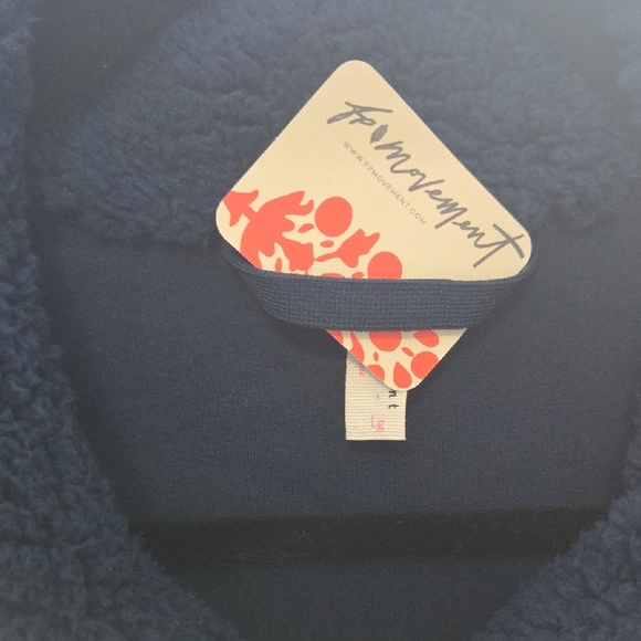 Free People Movement Aint She Lovely Blue Jacket. NWT. - Picture 2 of 5